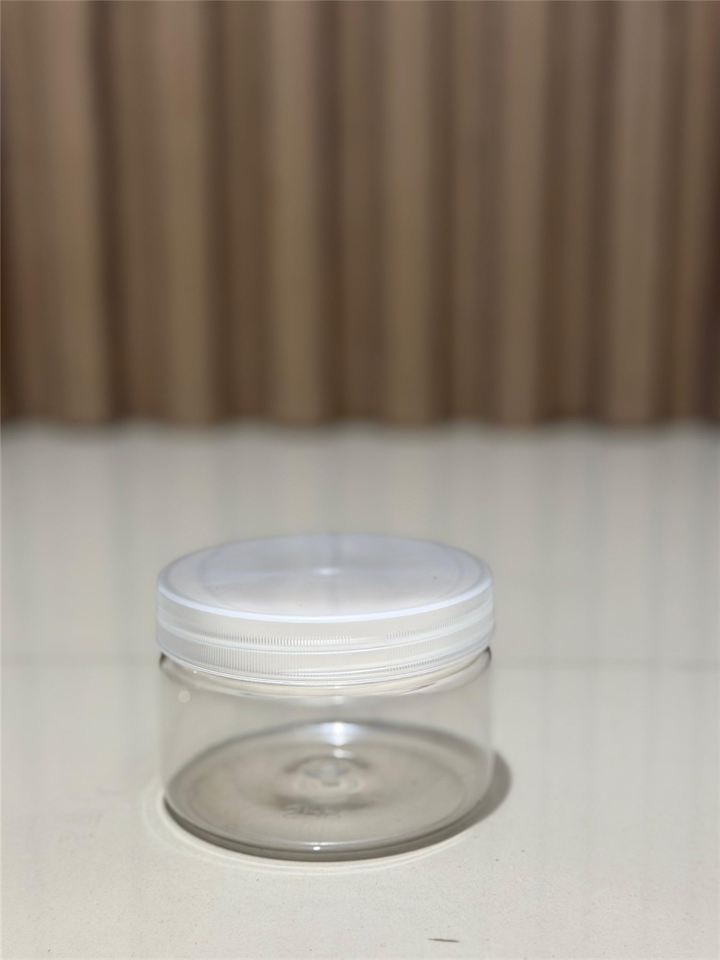 Toples Tabung Tutup Plastik Transparan 200 ml